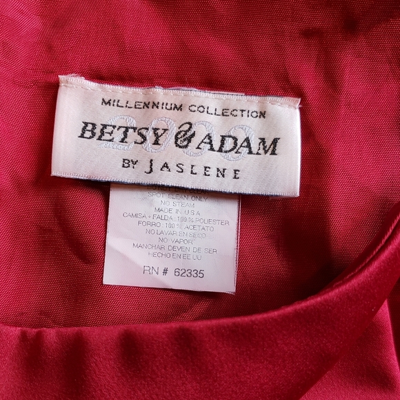 Women Betsy & Adams by Jaslene Size S Red Embelish - Picture 5 of 5